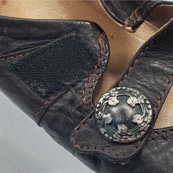 Sanita Women's Shoes Black Leather Mary Jane US10 Eur 41 - Picture 7 of 10